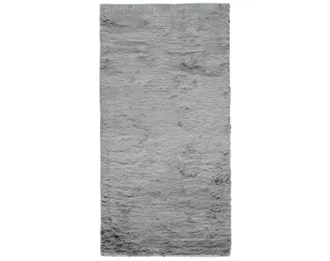Koberec Bobs 160x230 cm, šedá imitácia králičej kožušiny%