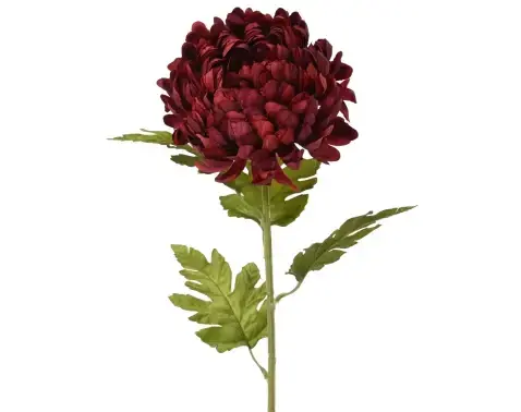 Umelý kvet Chryzantéma 74 cm, červená%