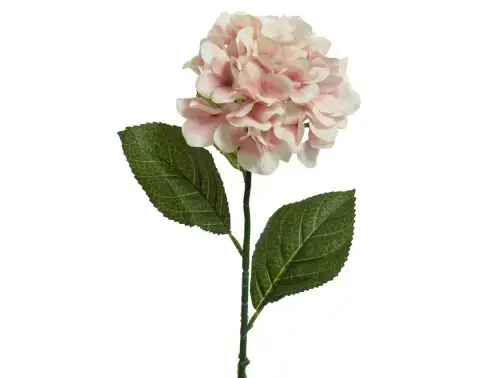 Umelá kvetina Hortenzia 66 cm, ružová%