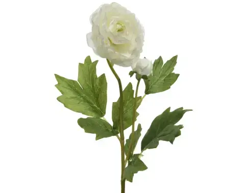 Umelá kvetina Kamélia 57 cm, krémová%