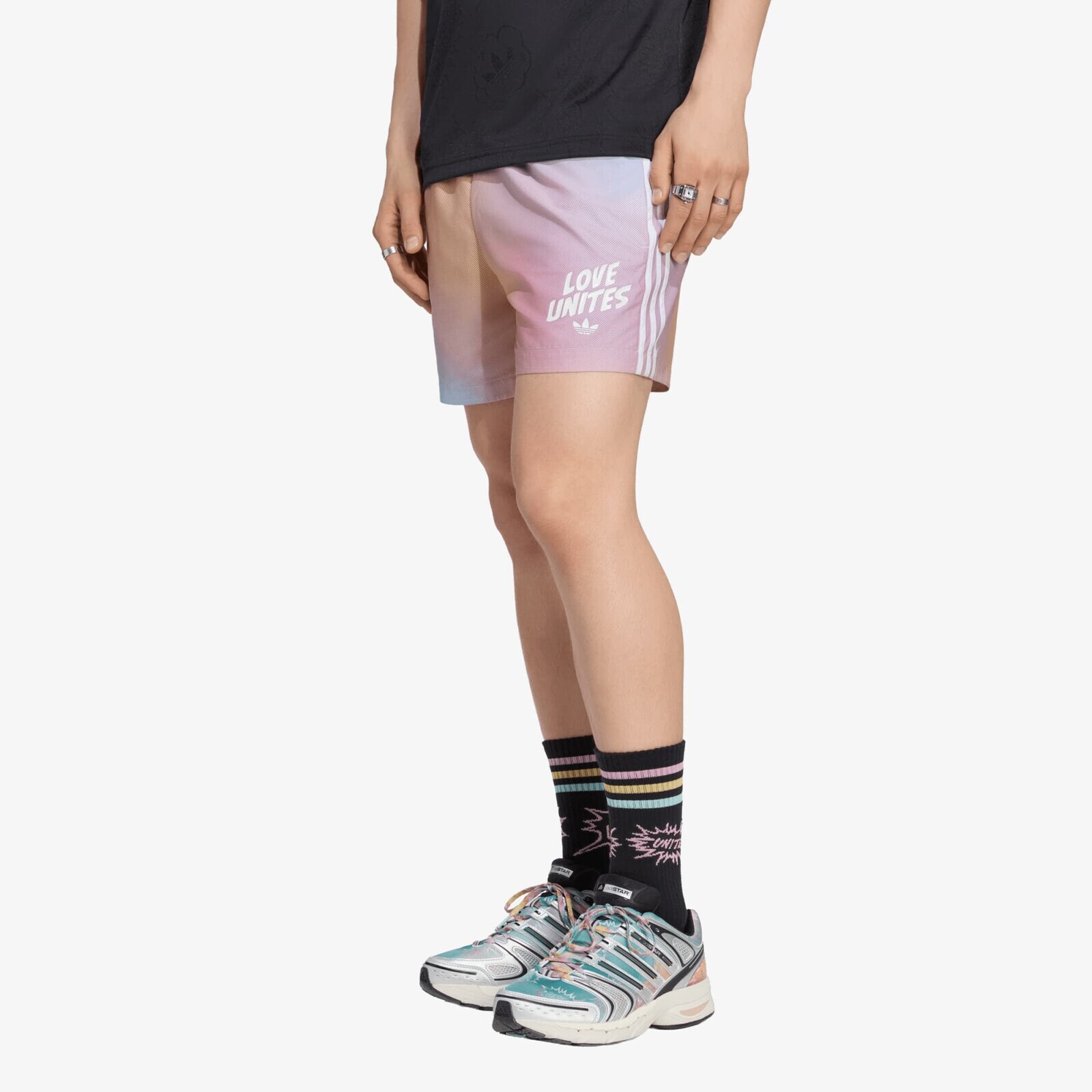 Šortky adidas Pride AOP Shorts (Water Proof) Rainbow XXL