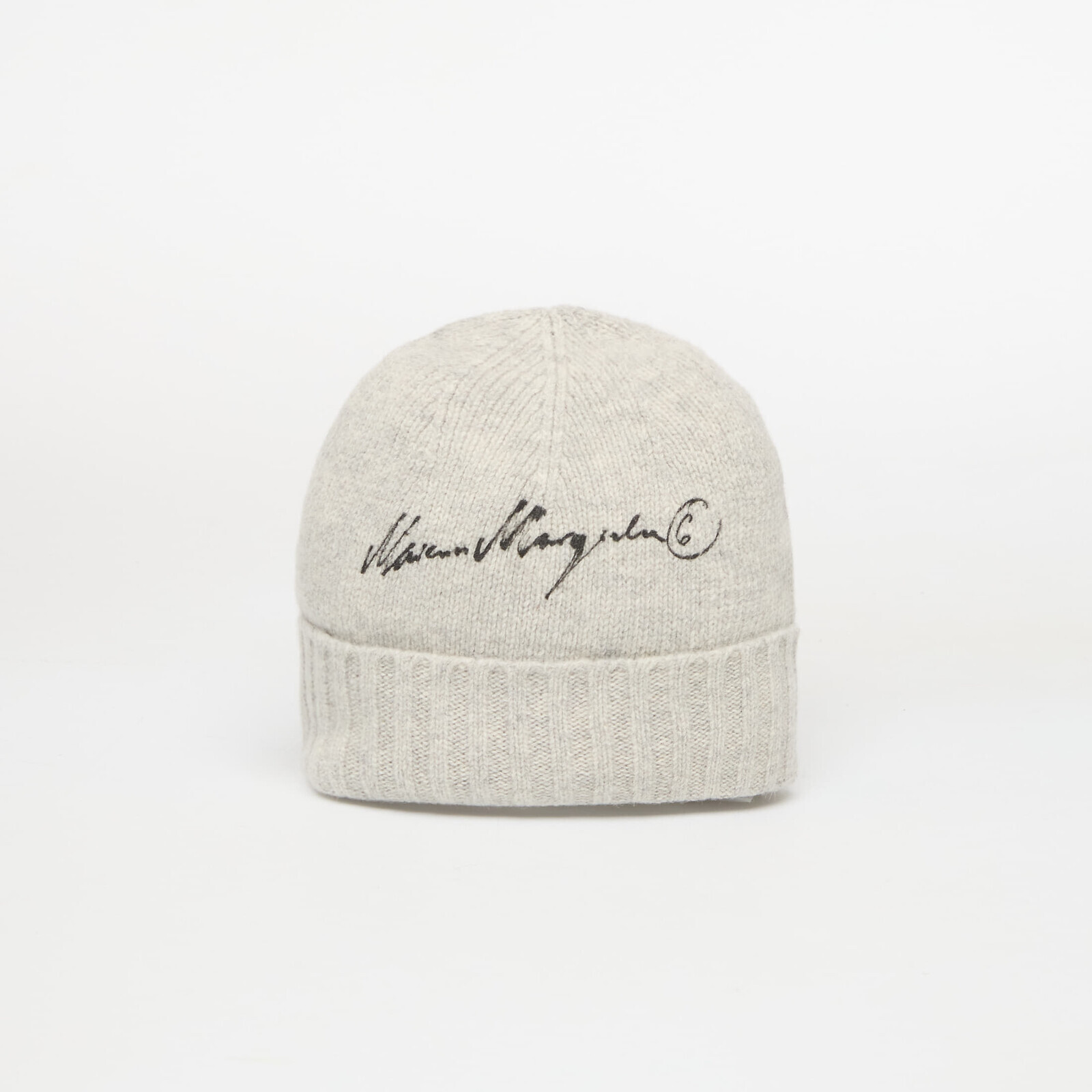 Čiapka MM6 Beanie Grey Melange/ Black Print M