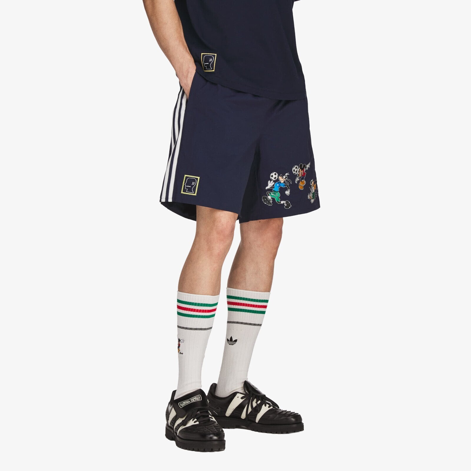 Šortky adidas Brain Dead Disney Shorts Collegiate Navy S