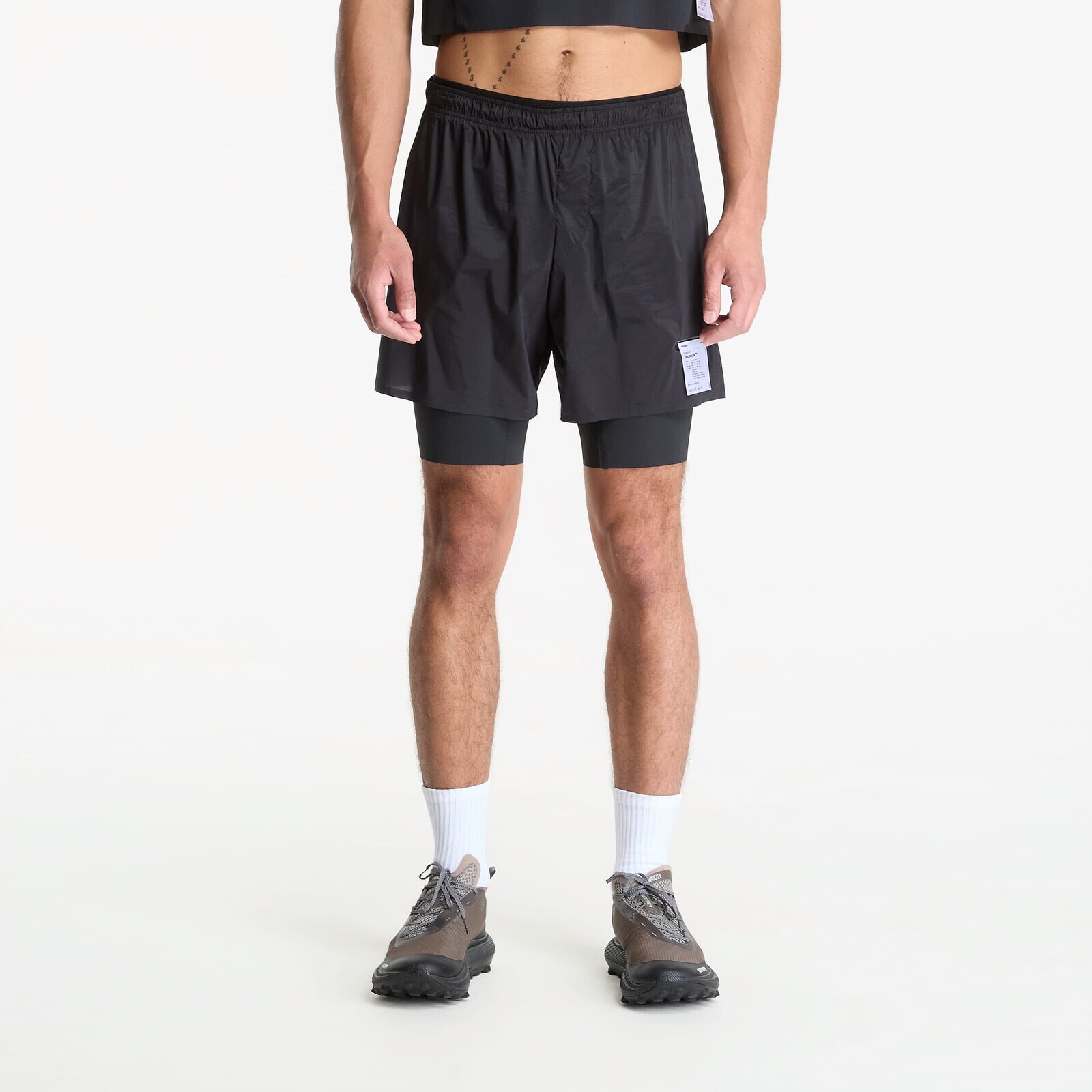 Šortky Satisfy TechSilk 8 Shorts Black L