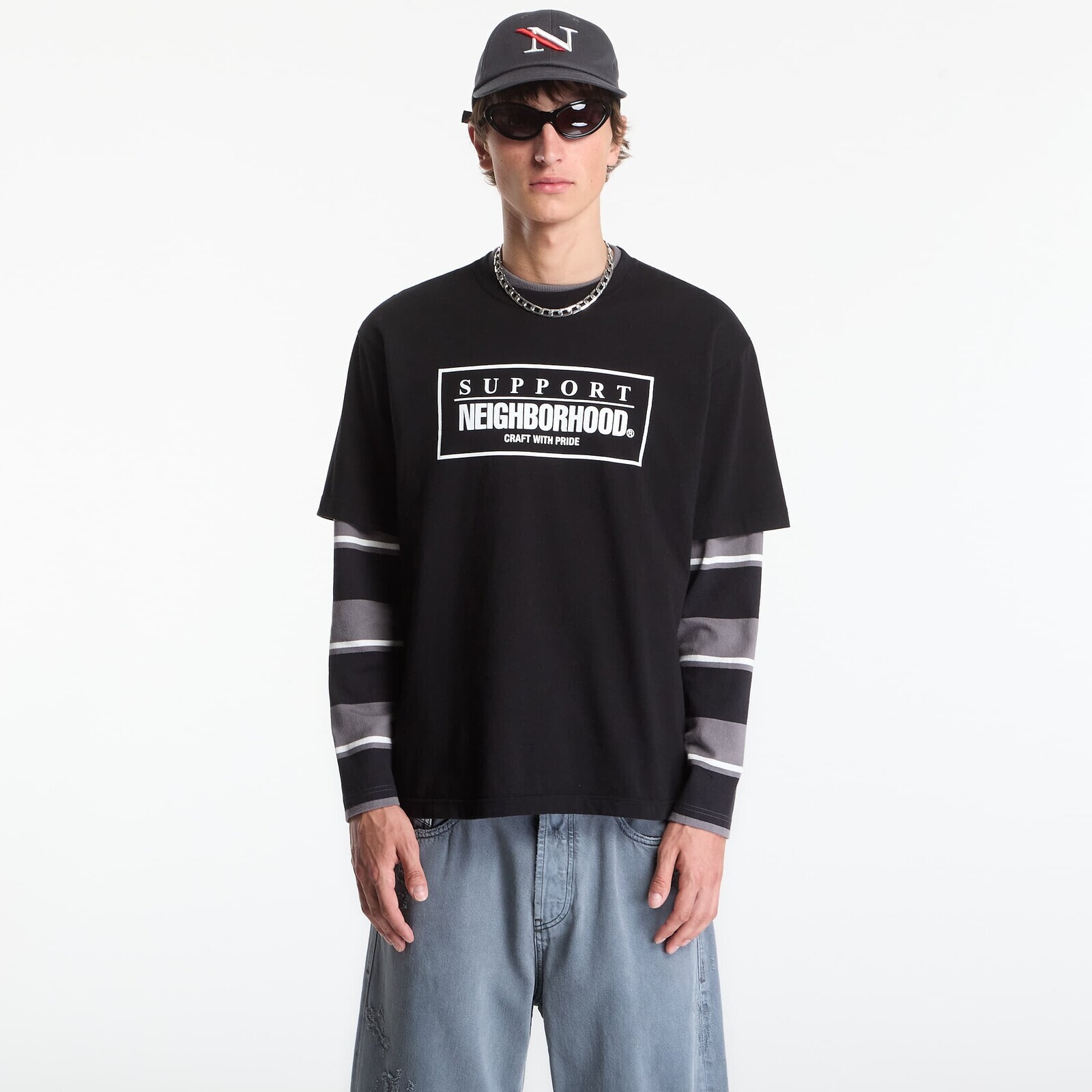 Tričko NEIGHBORHOOD Nh . Tee Ss-7 Black L