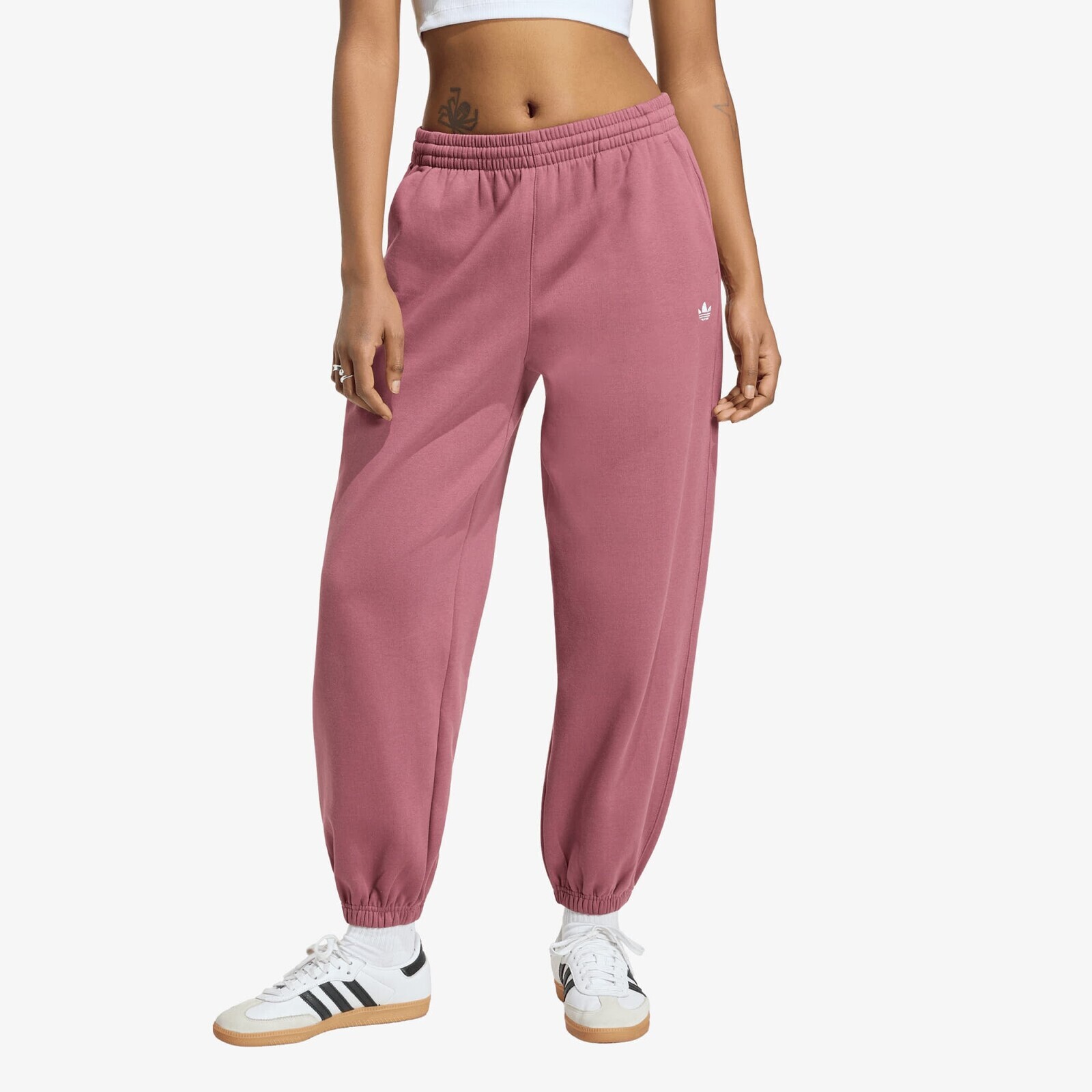 Tepláky adidas Essentials Loose Fleece Joggers Quiet Crimson XL