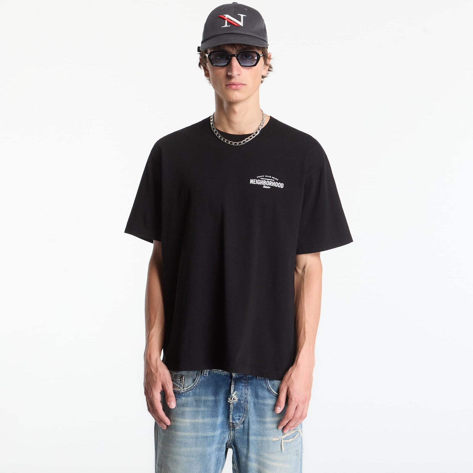 Tričko NEIGHBORHOOD Nh . Tee Ss-1 Black L