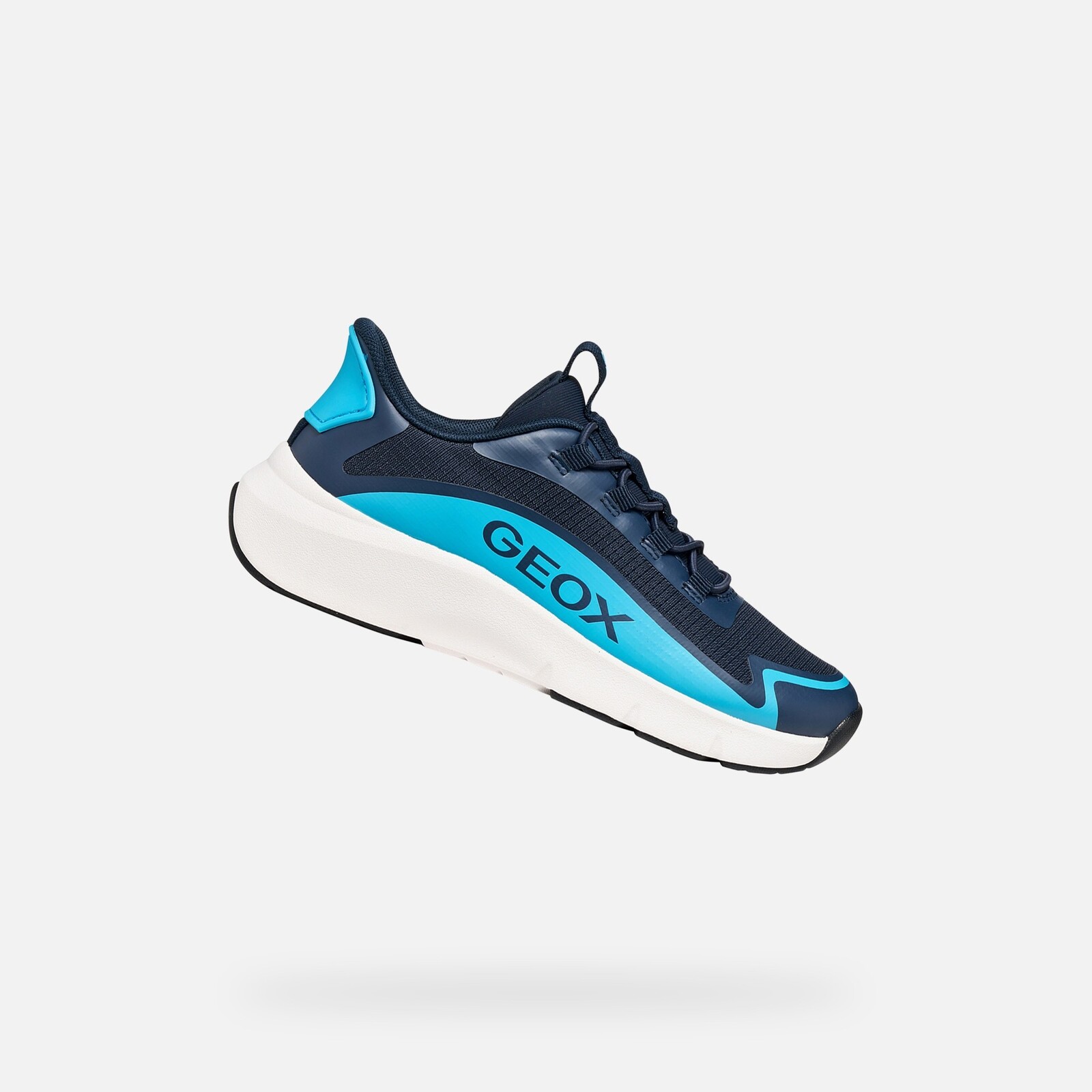 Tmavomodré chlapčenské tenisky Geox Pro-Ran Fast In