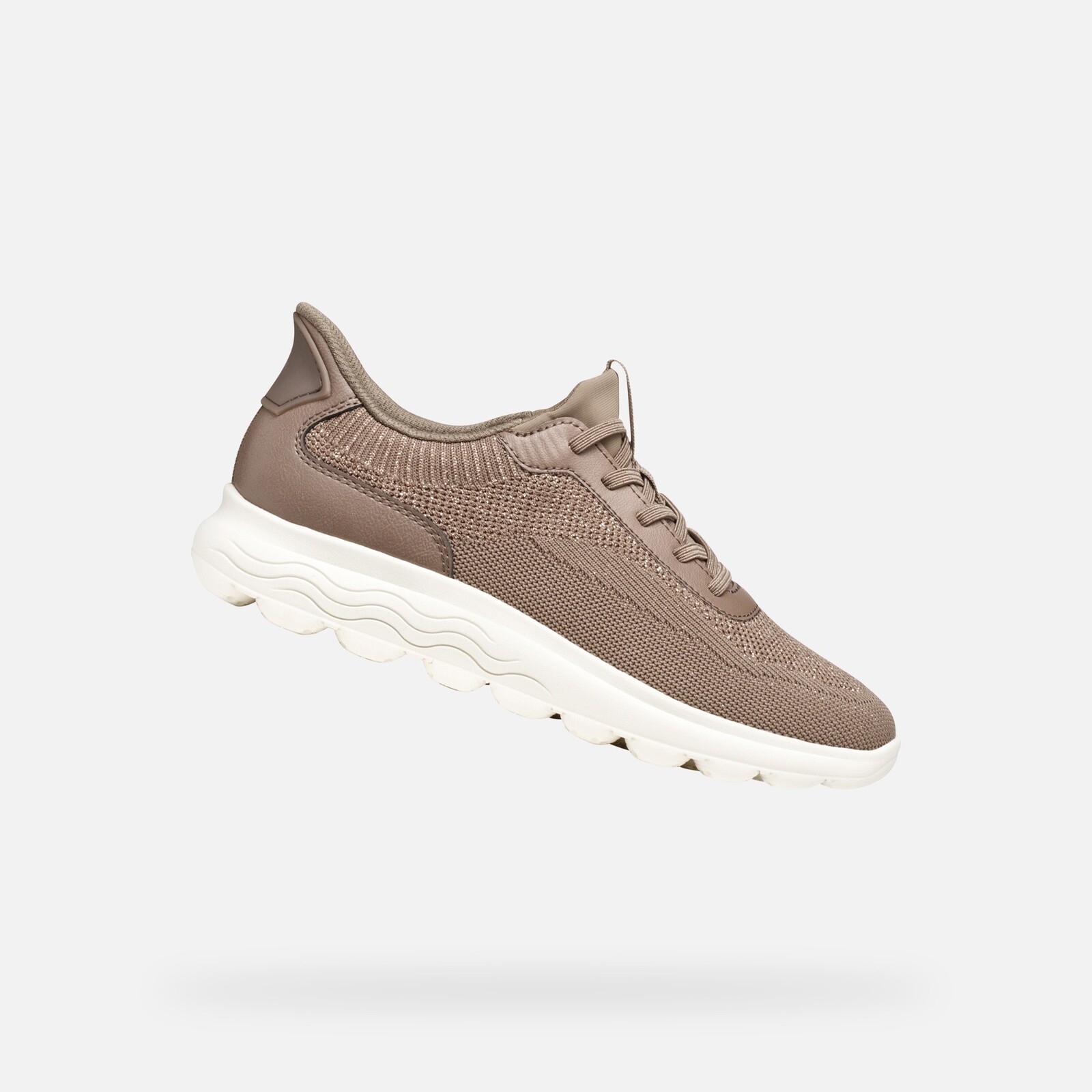 Hnedé dámske tenisky Geox Spherica Plus Fast