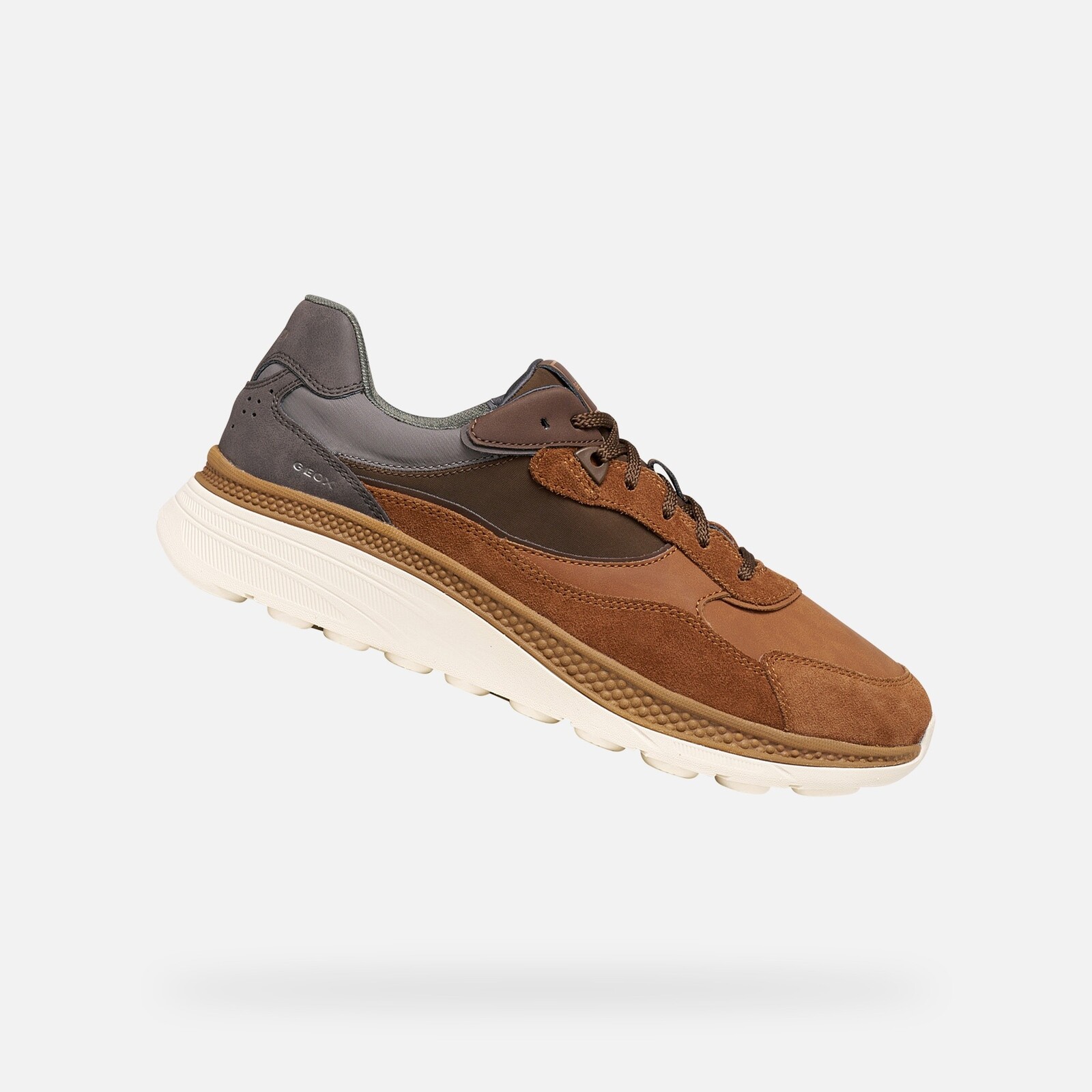 Pánske hnedé tenisky Geox Spherica Actif X1