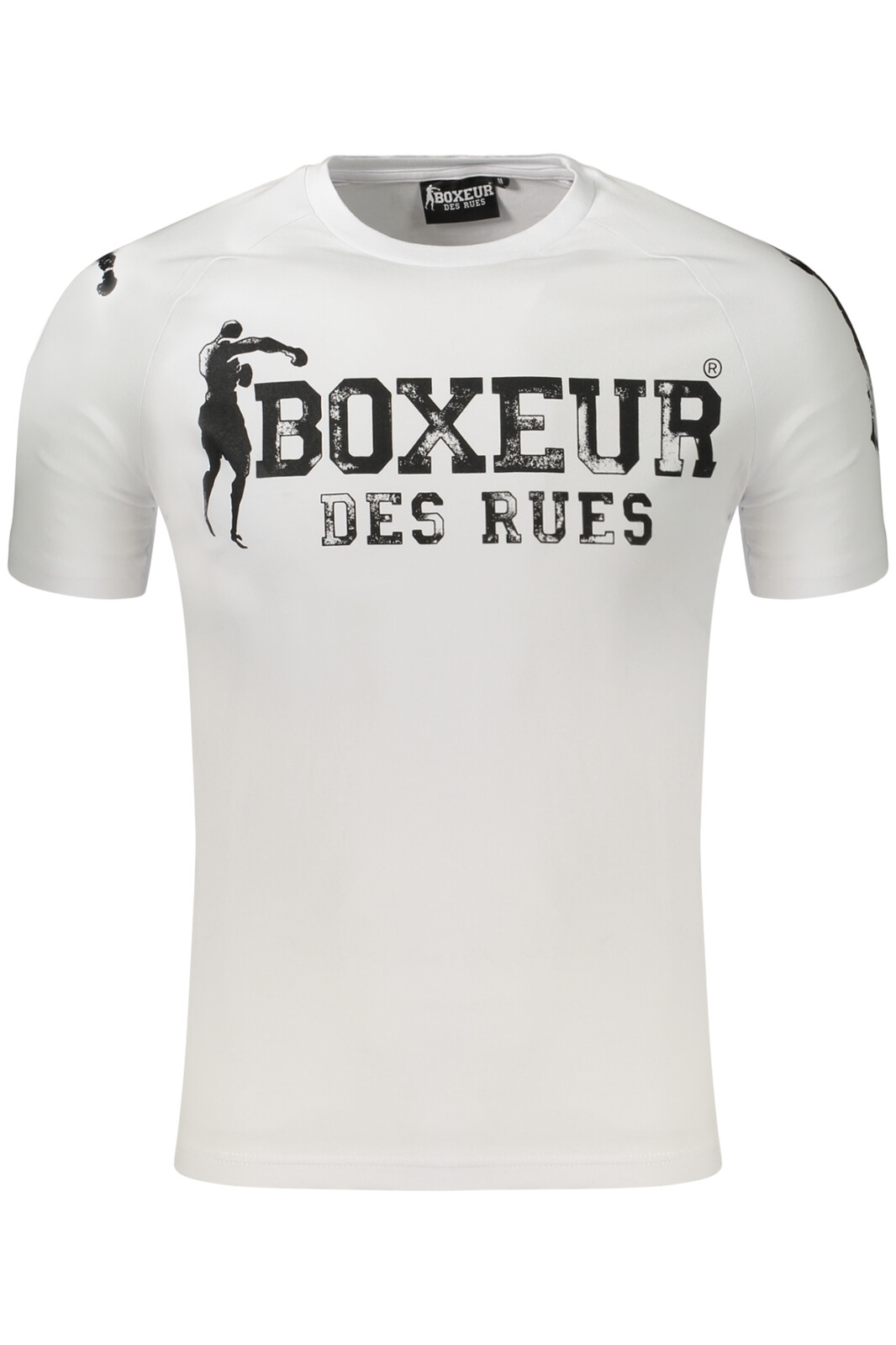 Biele tričko s krátkym rukávom Boxeur des Rues