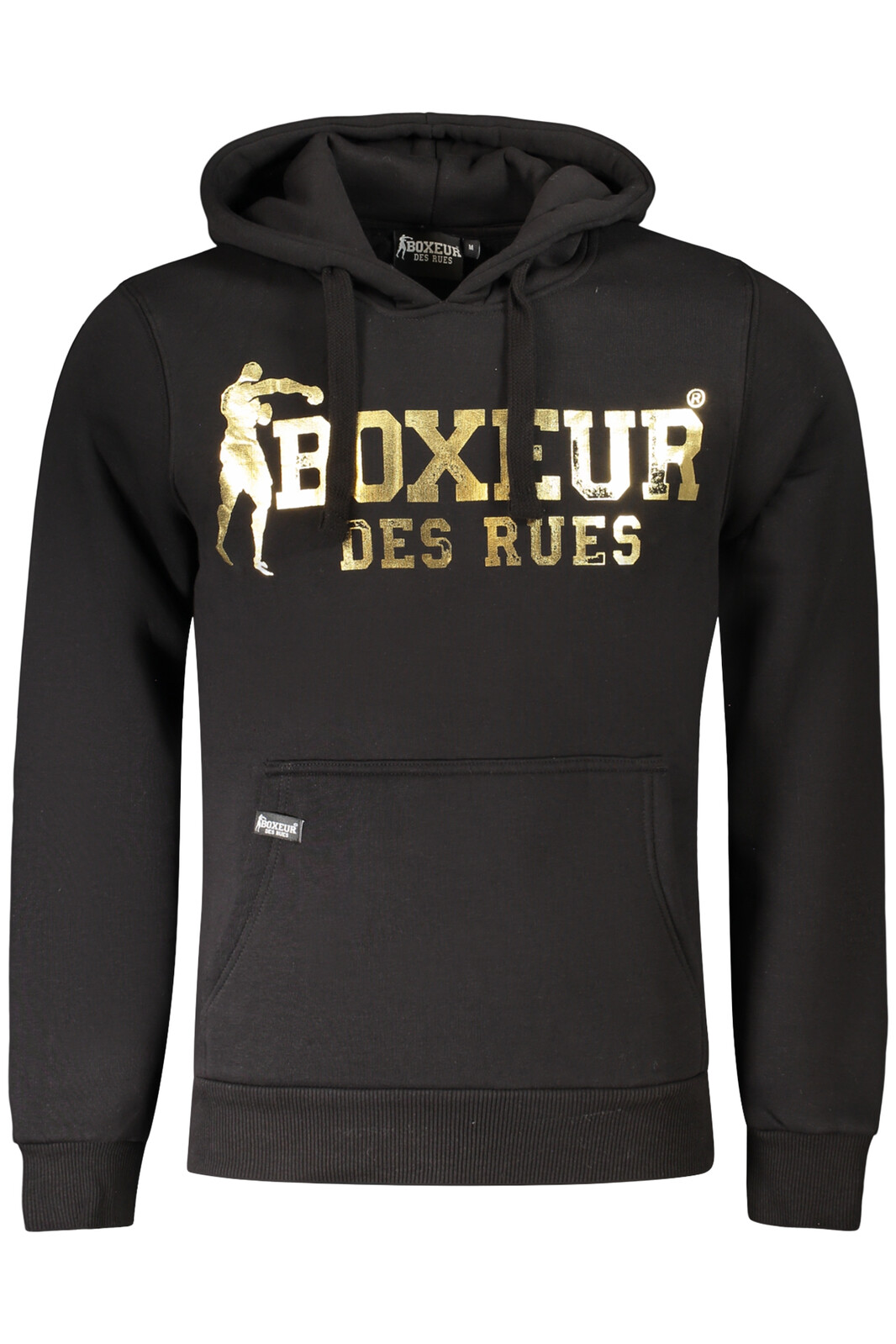 Čierna mikina na zips Boxeur Des Rues