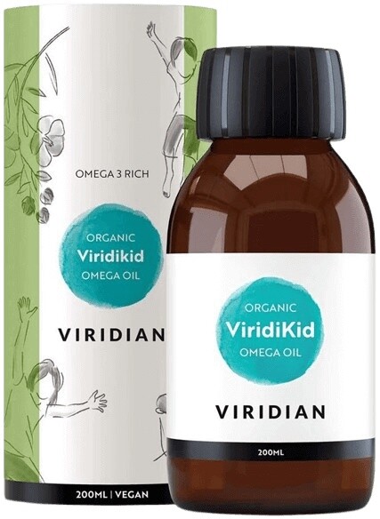Viridian viridikid bio omega 3 olej pre deti 200 ml výpredaj 8.2026