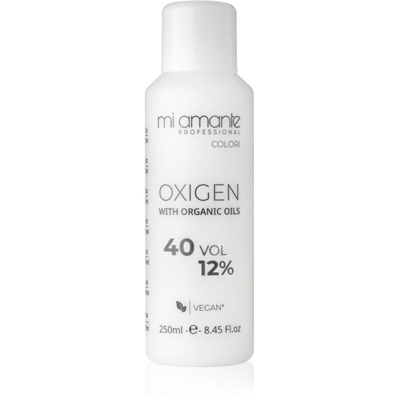 Mi Amante Professional Colori Oxigen With Organic Oils aktivačná emulzia pre profesionálne použitie 12% 40 Vol. 250 ml
