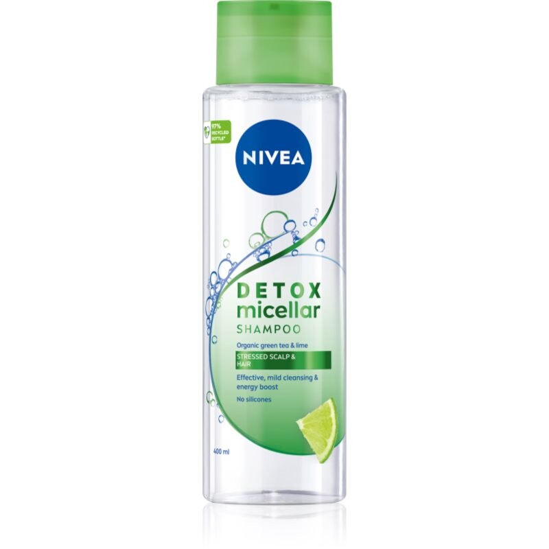 NIVEA Pure Detox Micellar osviežujúci micelárny šampón 400 ml