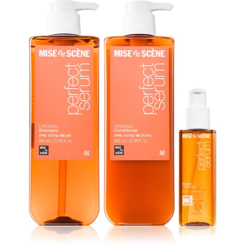 mise en scene Perfect Serum Original sada na lesk a hebkosť vlasov