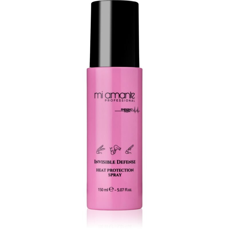 Mi Amante Professional Emergency Room Invisible Defense Heat Protection Spray termoochranný sprej pre úpravu žehličkou a kulmou 150 ml