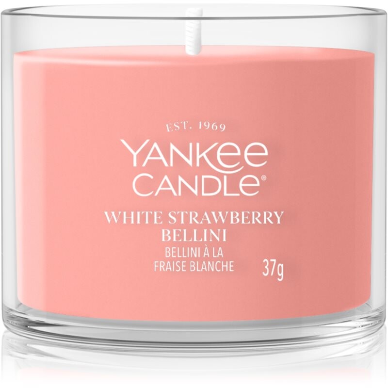 Yankee Candle White Strawberry Bellini votívna sviečka 37 g