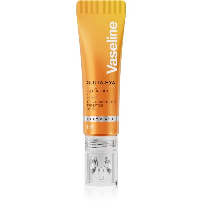 Vaseline Gluta-Hya Lip Serum hydratačný balzam na pery SPF 15 odtieň Juicy Peach 10 ml
