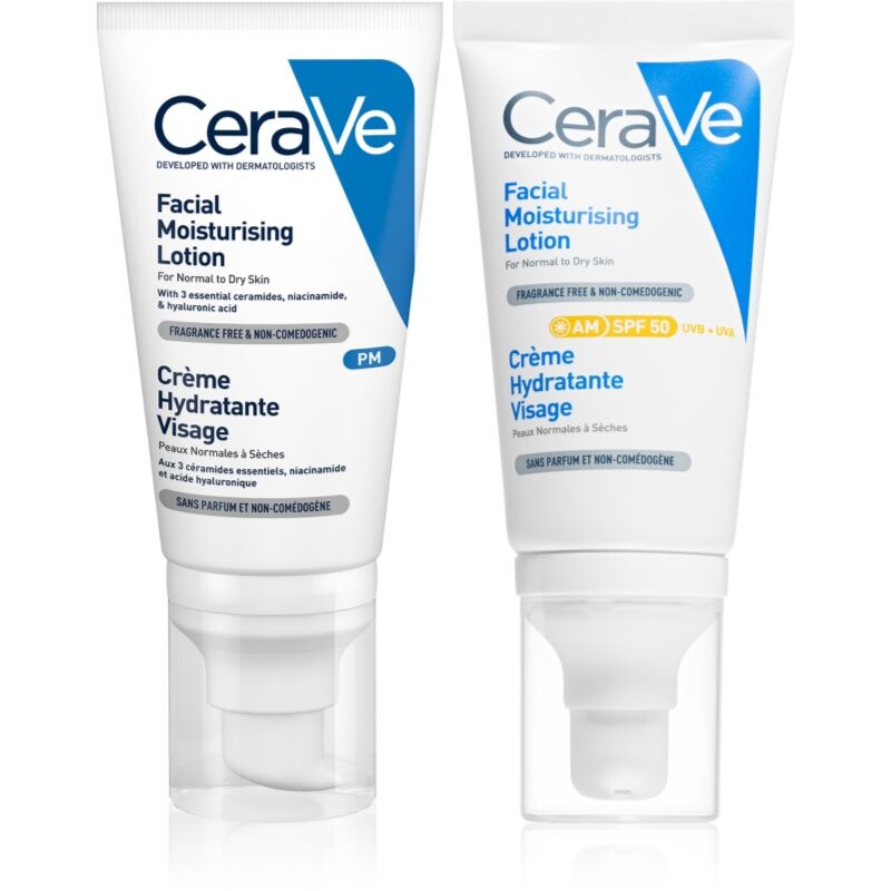 CeraVe Moisturizers Facial Moisturising Lotion sada pre intenzívnu hydratáciu