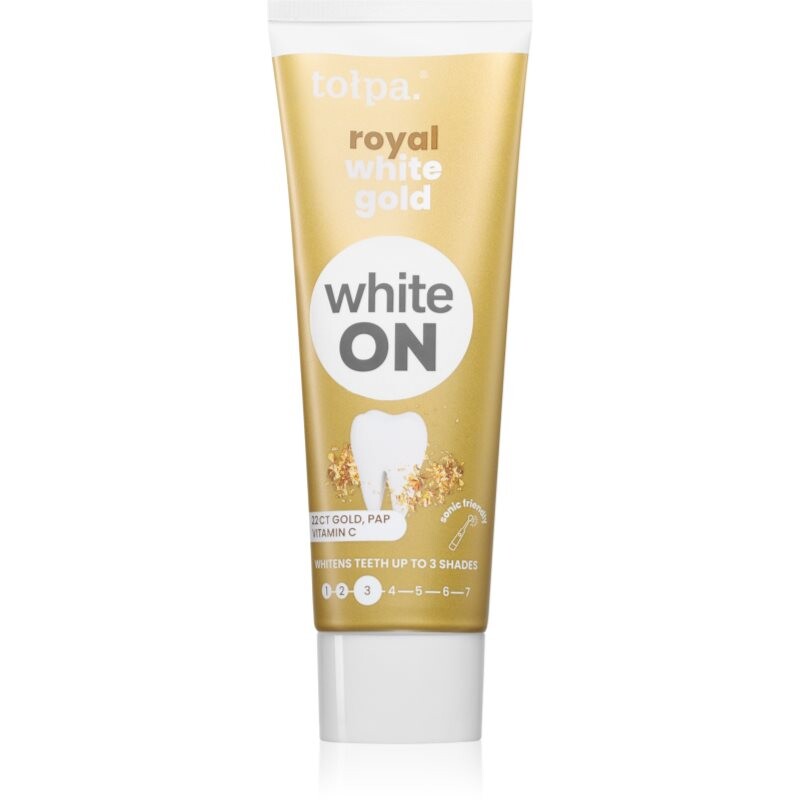 Tołpa On White Royal White Gold bieliaca zubná pasta 75 ml