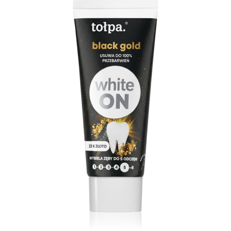 Tołpa On White Black Gold bieliaca zubná pasta 20 ml