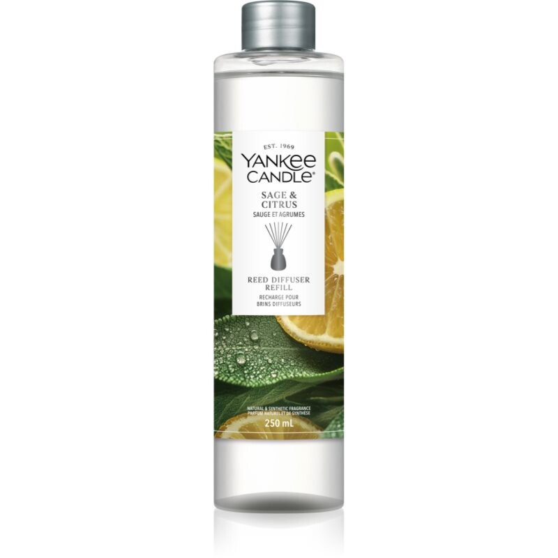 Yankee Candle Sage & Citrus náplň do aróma difuzérov 250 ml