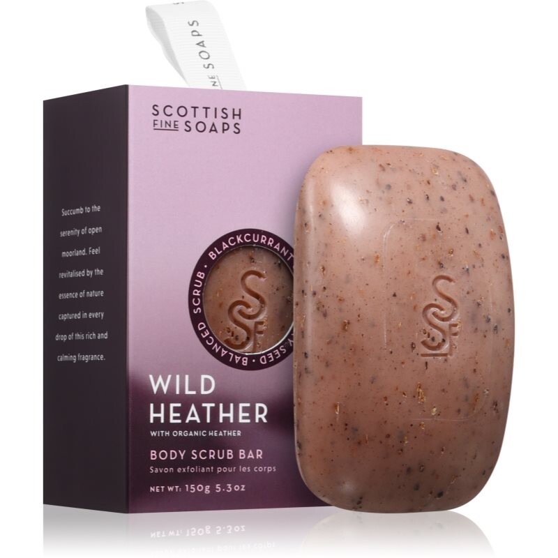Scottish Fine Soaps Wild Heather exfoliačné telové mydlo 150 g