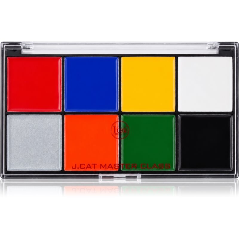 J.Cat Beauty Master Class multifunkčná paleta na tvár a telo odtieň 103 Bold Primary 21 g