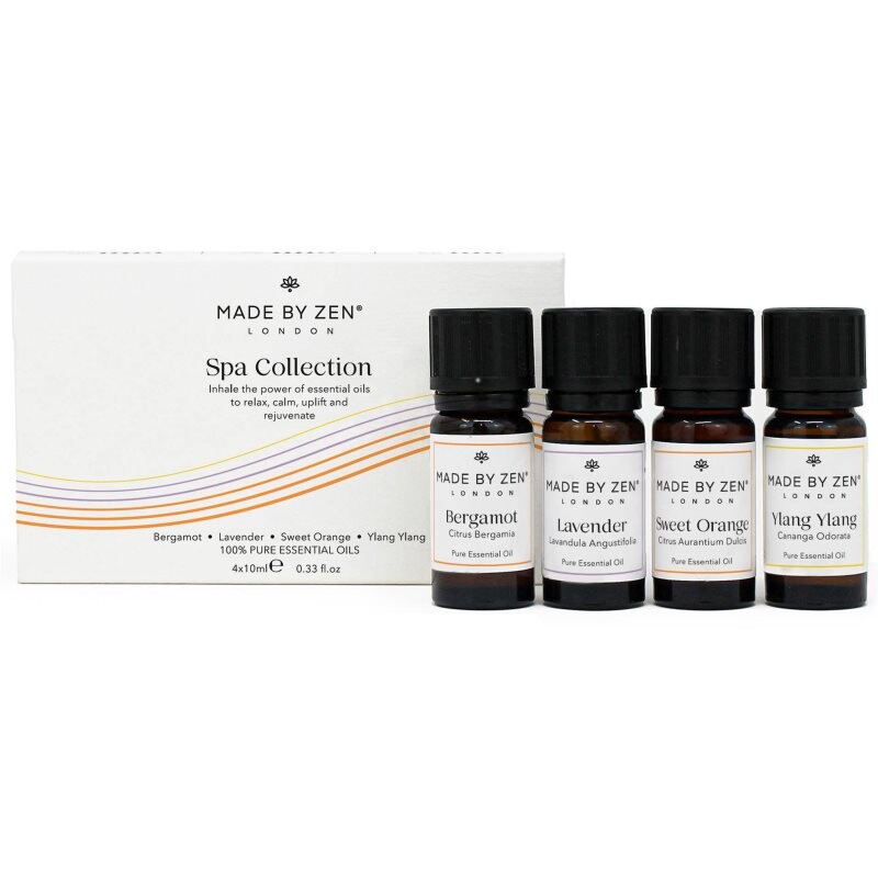 MADE BY ZEN Spa Collection esenciálny vonný olej darčeková sada 4x10 ml