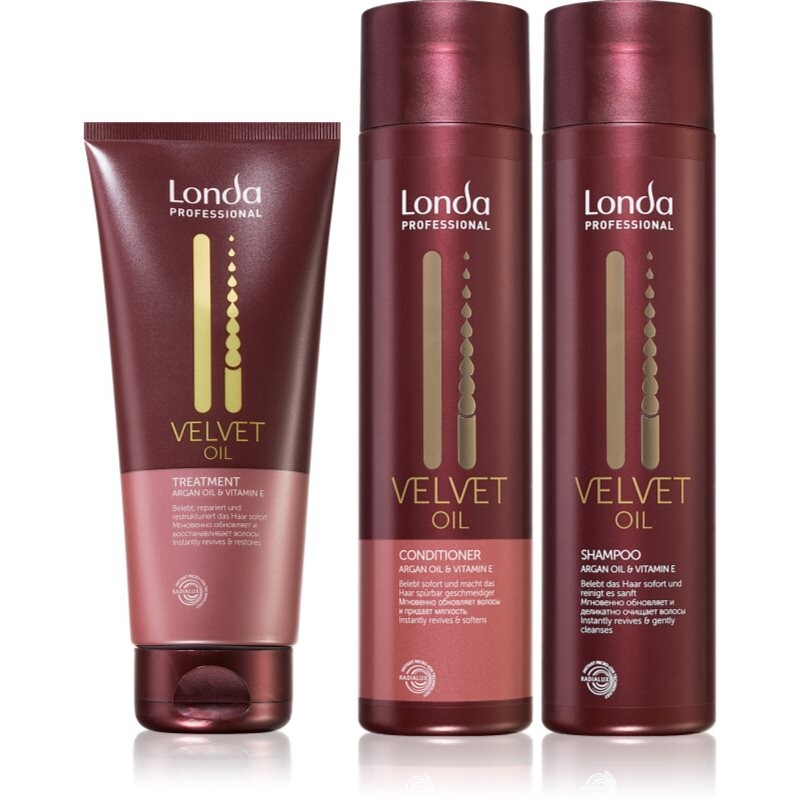 Londa Professional Velvet Oil Set sada pre poškodené vlasy