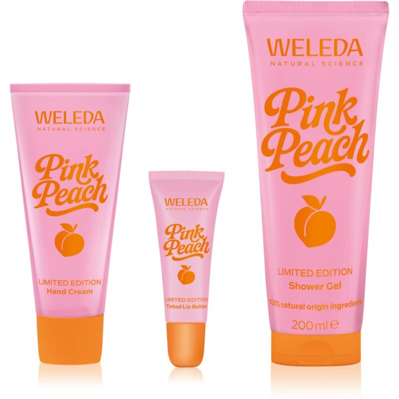 Weleda Pink Peach sada pre výživu a hydratáciu
