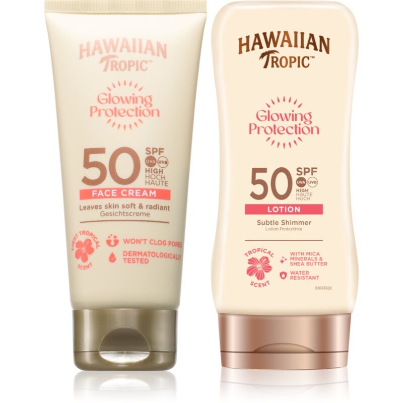 Hawaiian Tropic Glowing Protection sada