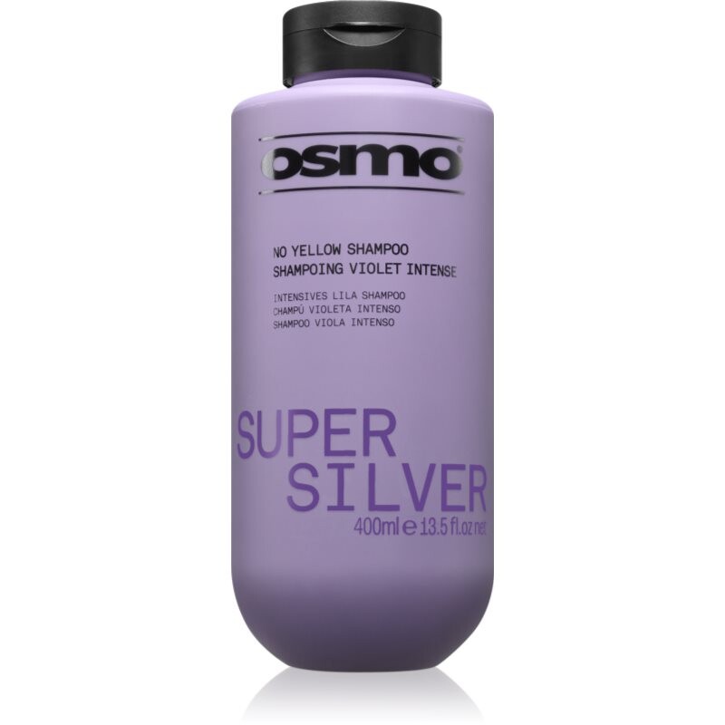 Osmo Super Silver No Yellow Shampoo šampón proti žltým tónom pre blond a šedivé vlasy 400 ml