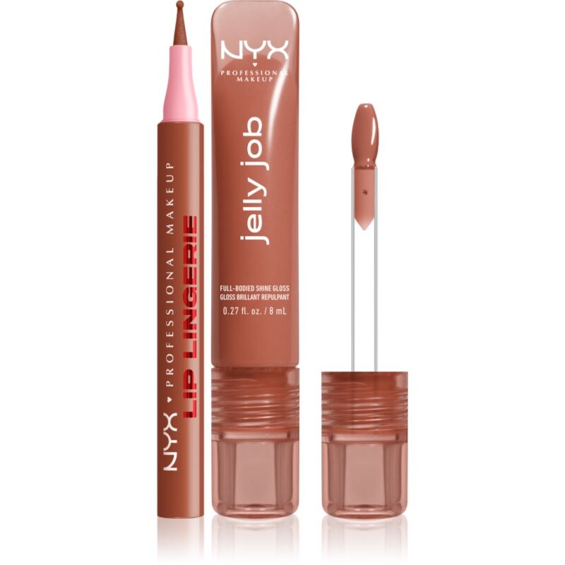 NYX Professional Makeup Lip Lingerie & Jelly Job sada na pery