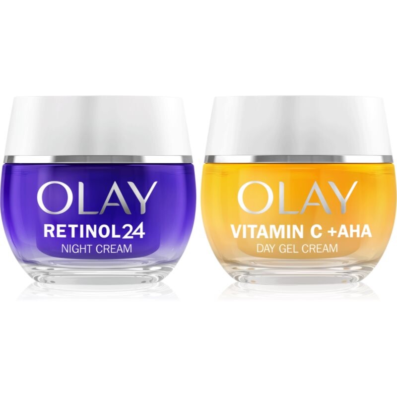 Olay Retinol 24 & Vitamin C + AHA sada na starostlivosť o pleť