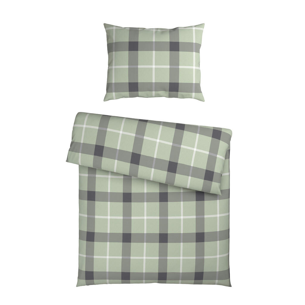 Esposa POSTEĽNÁ BIELIZEŇ, flanel, svetlosivá, 140/200 cm