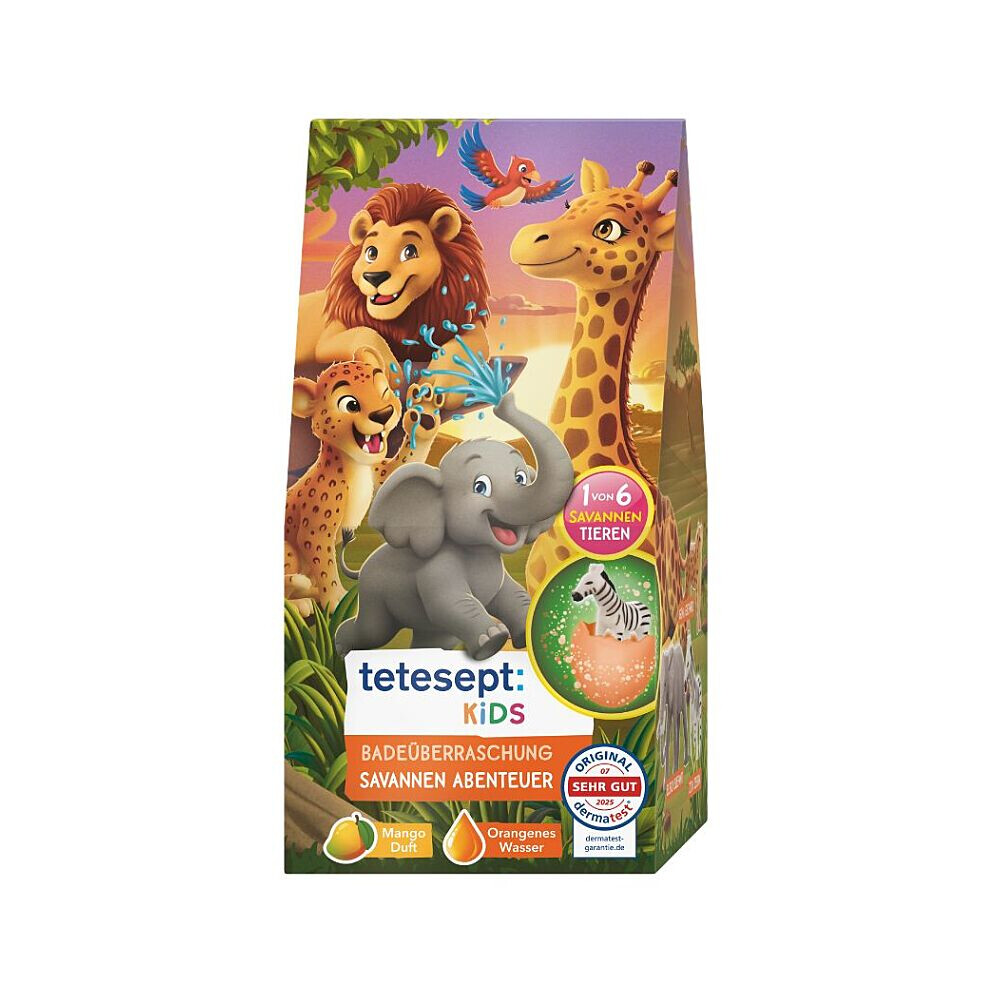 TETESEPT Kúpeľová guľa dobrodružstvo na savane 190 g