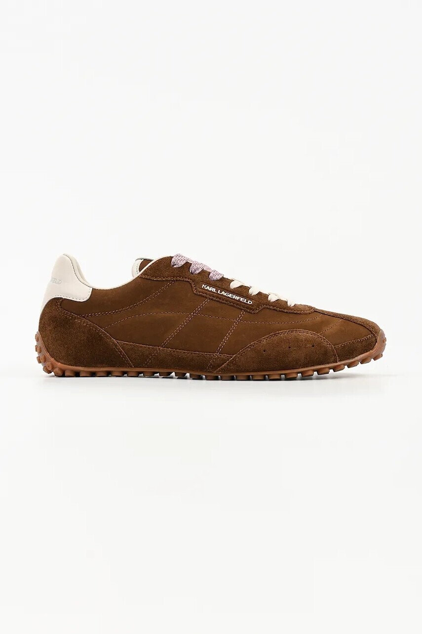 Karl Lagerfeld Astra Lo sneakers pánske semišové