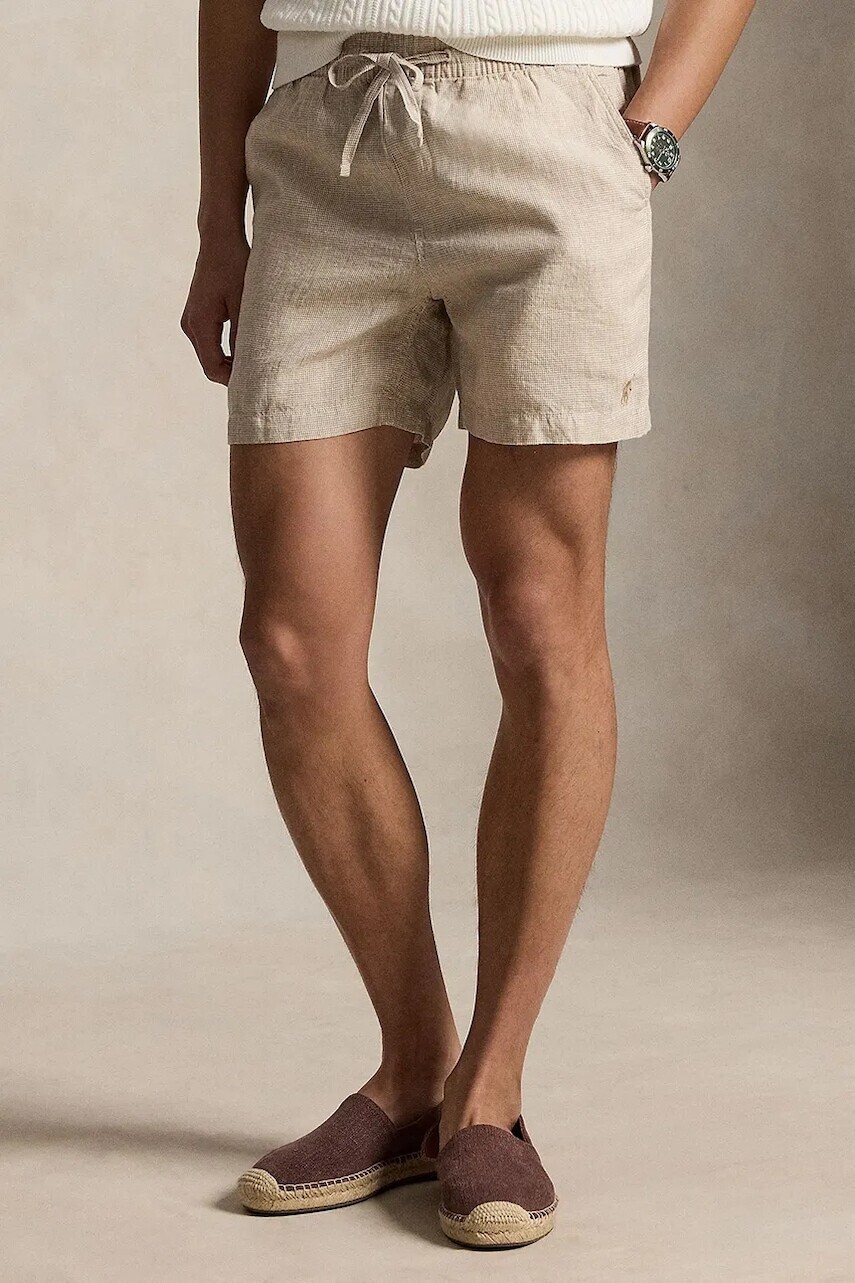Polo Ralph Lauren šortky pánske ľanové