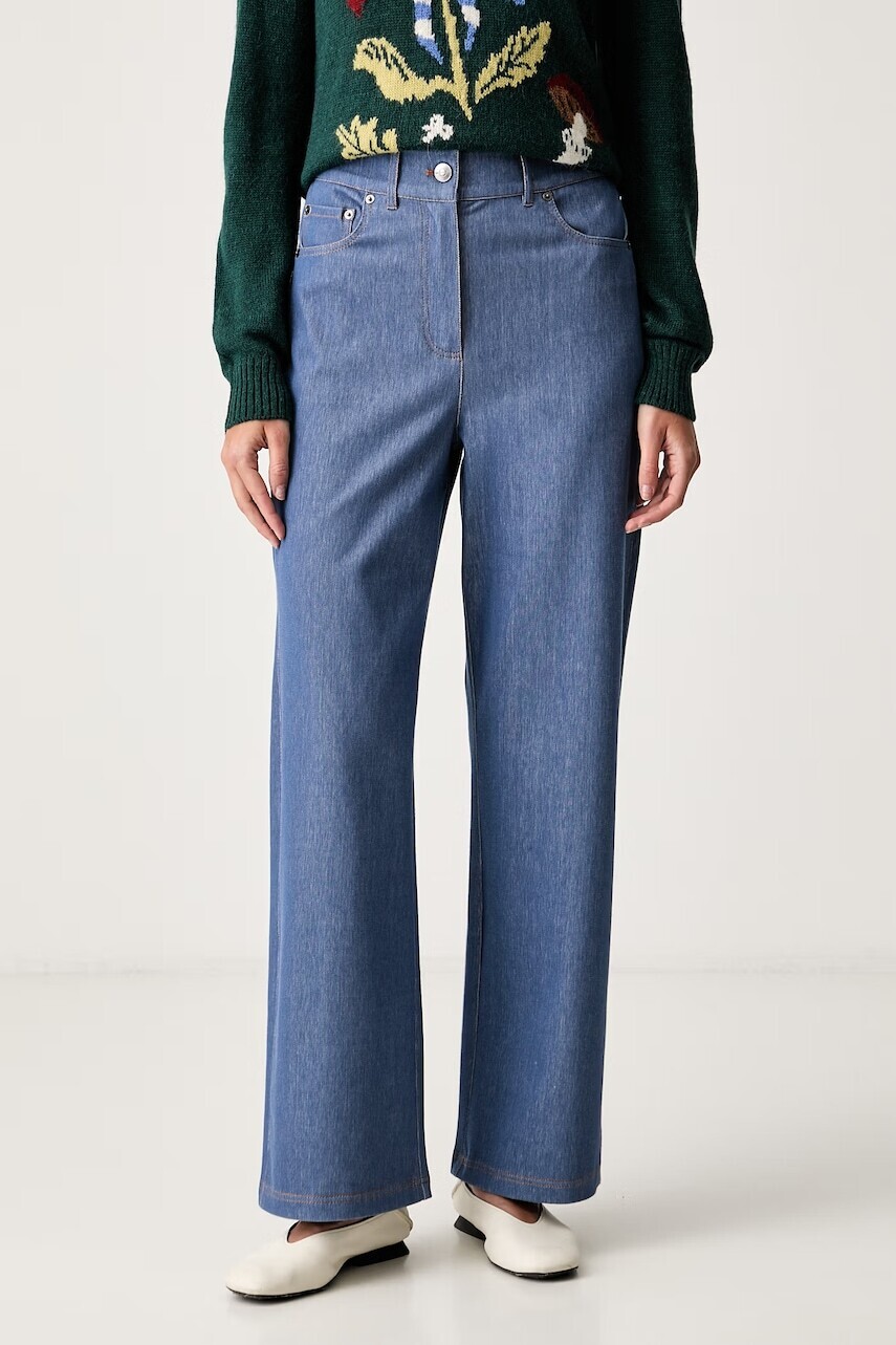 MM by Max Mara nohavice dámske s bavlnou MMLEMIRO