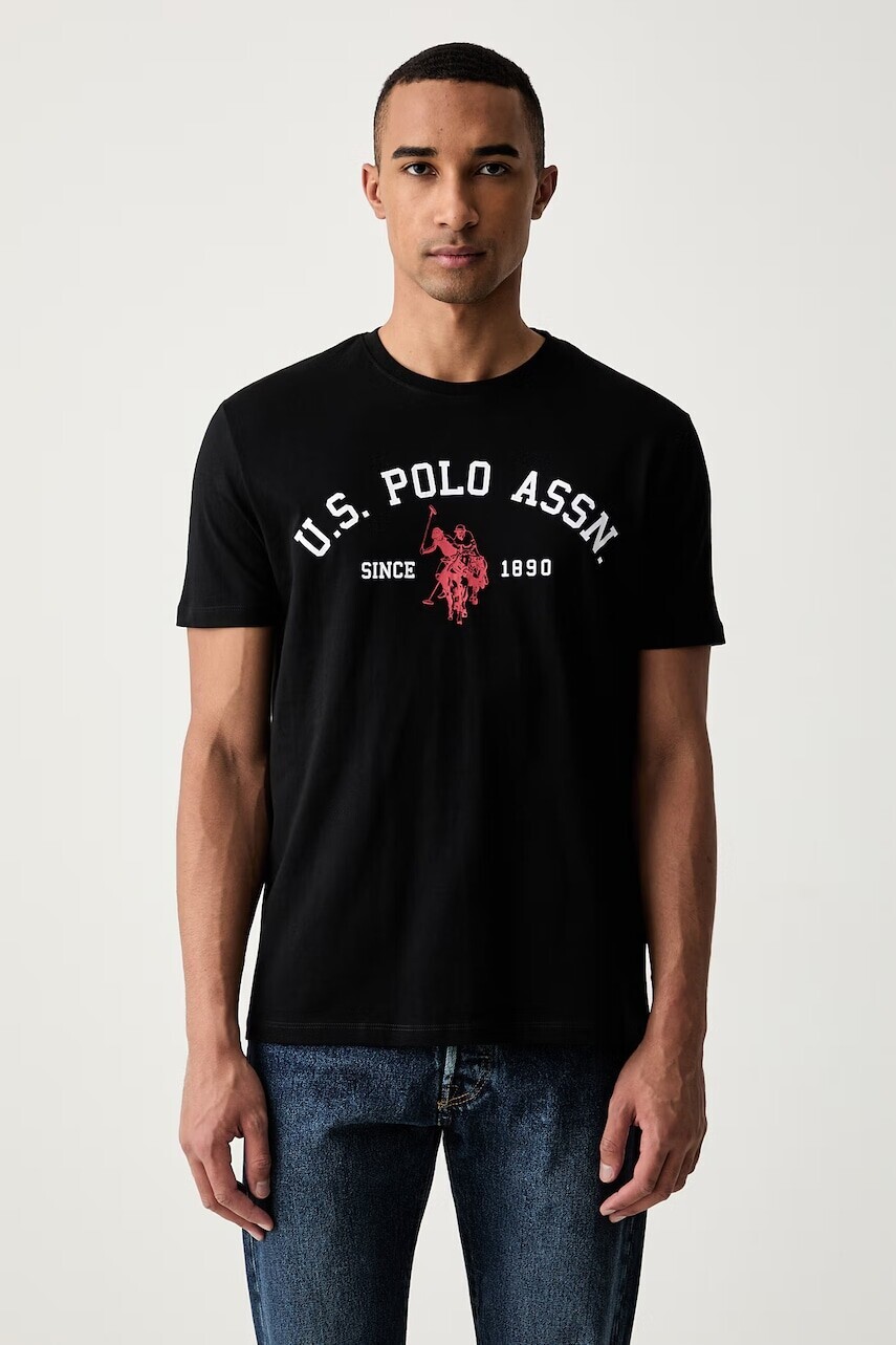 U.S. Polo Assn. tričko pánske bavlnené SIGNATURE ARCH PRINT