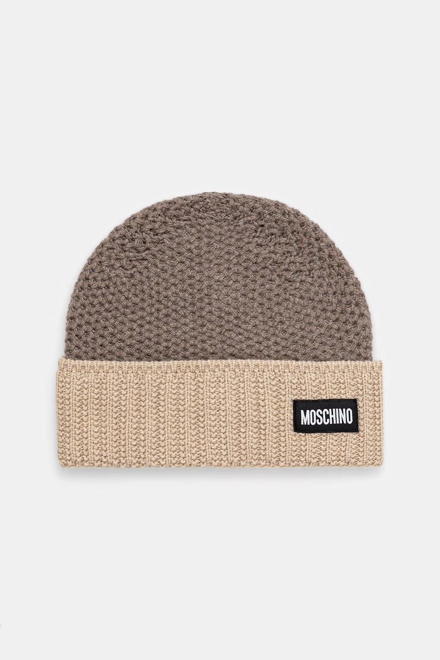 Moschino čiapka dámska s vlnou