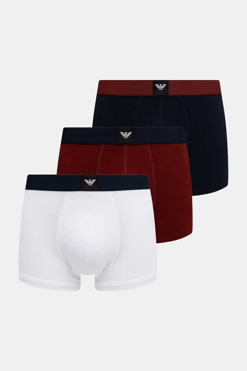 Emporio Armani Underwear boxerky pánske bavlnené s elastanom 3-pak