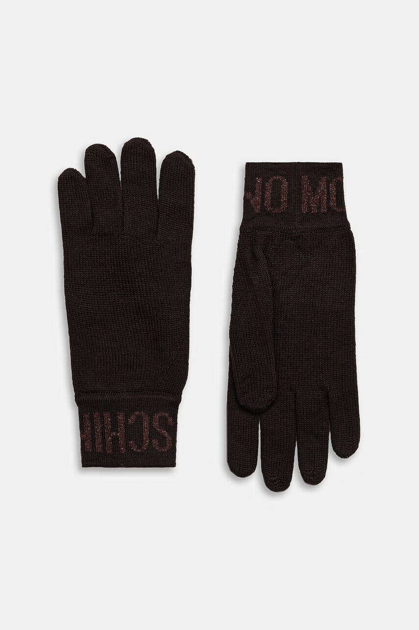 Moschino rukavice dámske s vlnou
