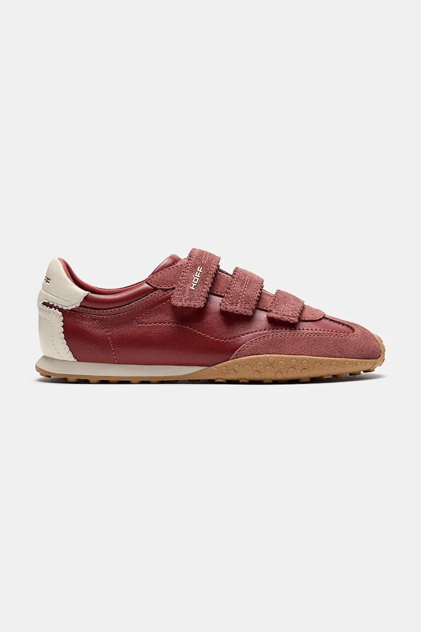 Hoff BRIDGE VELCROS CLAY sneakers dámske kožené