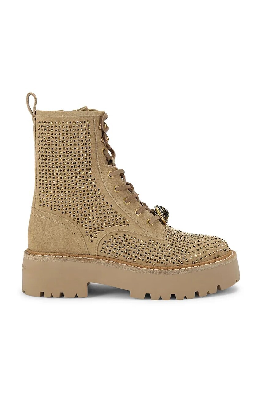 Kurt Geiger London členkové čižmy pánske semišové Chelsea Perf Boot