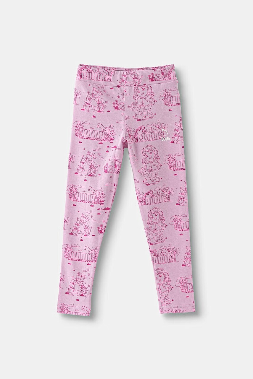 Puma legíny detské s bavlnou PUMA X DORA Leggings
