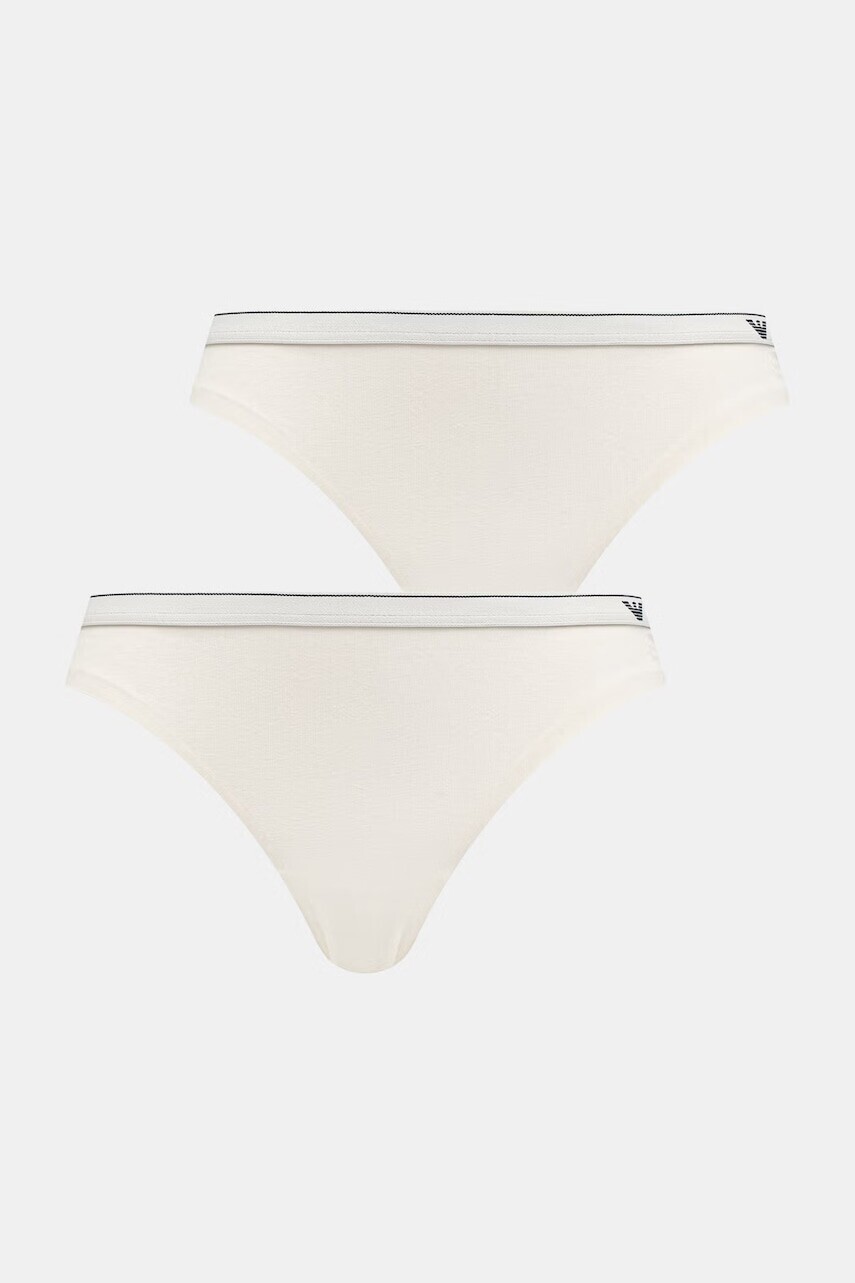Emporio Armani Underwear nohavičky dámske s bavlnou 2-pak