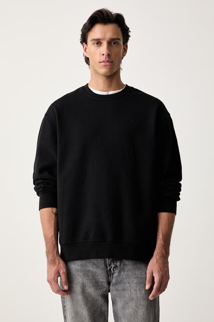 Levi's mikina pánska s bavlnou SWEATS CREW